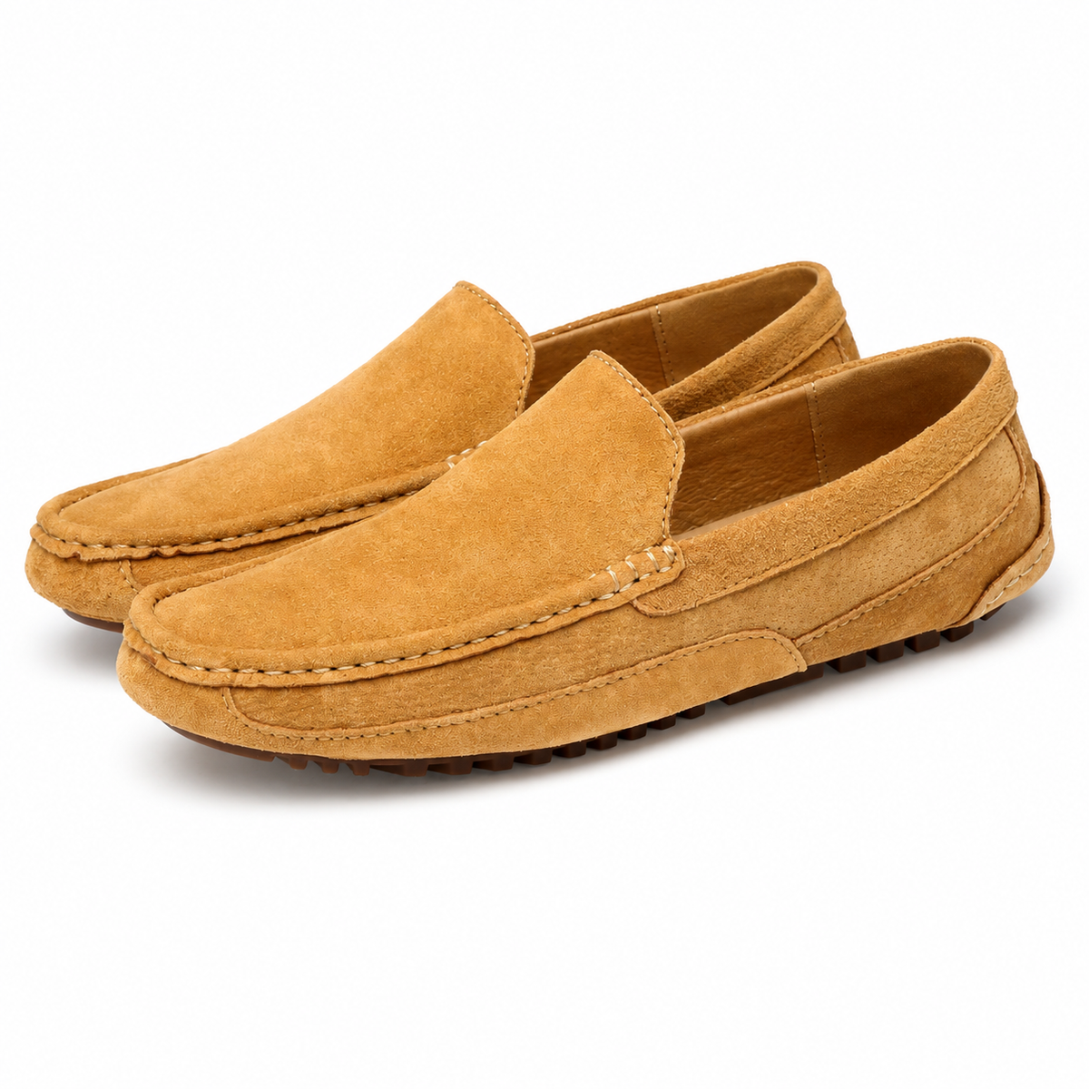 Chaussures : Mocassin homme - Confort élégant et style polyvalent dans Marron de Marche Lino