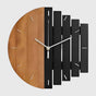 Grande Horloge Murale en Bois Design Accessoires De Salon