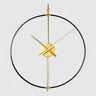 wall clock : Grande Horloge Murale Vintage Bois Accessoires De Maison dans de Marche Lino