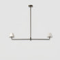 Lampe Suspension Alba en Albâtre et Bronze