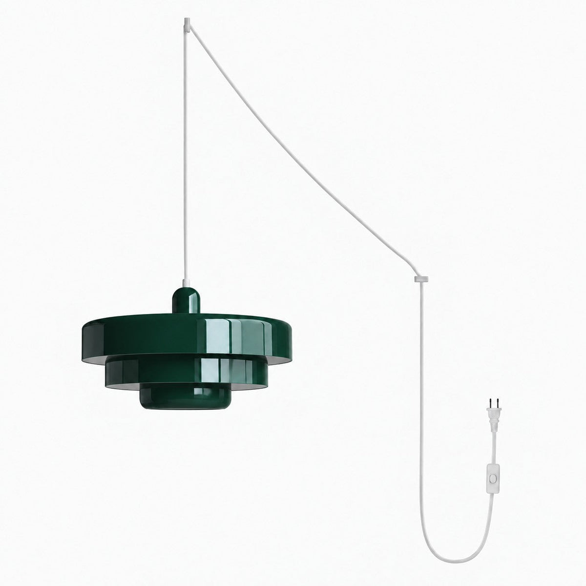 Suspension Bauhaus Rétro à Brancher - Multicolore