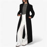 women's coat : Trench long femme élégant beige avec ceinture - Vêtement d'extérieur classique intemporel dans Néron de Marche Lino