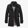 men's coat : Manteau Homme Élégant en Coton et Cuir, Chaud, Plusieurs Couleurs et Tailles dans Néron de Marche Lino