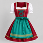 Robe Oktoberfest pour Femme avec Tablier et Détail de Laçage