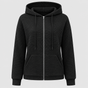 Sweat à capuche zippé pour femme avec cordon de serrage et poches - Confortable