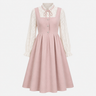 Gifts – Seasonal – Oktoberfest : Dirndl pour femme rose coupe trapèze, décolleté en cœur et broderie dans Rose de Steiner-boutique