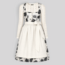Gifts – Seasonal – Oktoberfest : Robe Dirndl Femme Blanche Fleurie Style Bavarois Authentique dans Blanc de Steiner-boutique