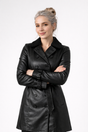 Veste Élégante en Cuir Noir pour Femme Haute Qualité Cuir