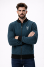 Cardigan zippé homme en polyester doux - chaud, léger et confortable