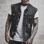 Homme Gilet en jean sans manches - Style urbain robuste