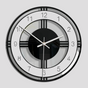 Horloge Murale Vintage Acrylique - Design Noir et Blanc