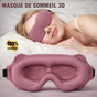 Justerbar 3D-sovmask - Bekväm ljusblockerande för män och kvinnor