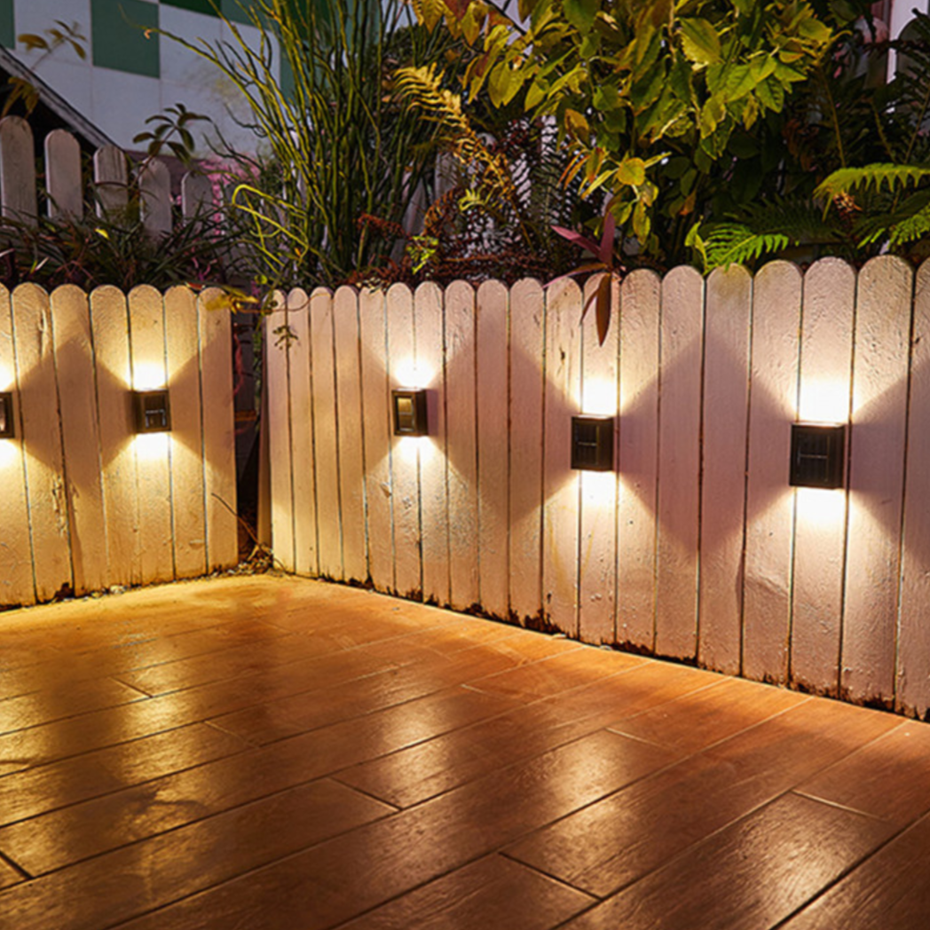 Appliques murales LED Solaires sans fil De luxe - Éclairage efficace pour Vos murs extérieurs