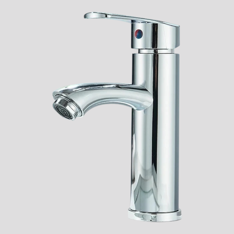 Robinet de salle de bain : Robinet de Lavabo Chromé pour Salle de Bain dans de Marche Lino