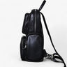 Bags : Sac Poitrine 2-en-1 Homme en Cuir et Sac à Dos dans Noir de Roselva