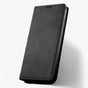 Coque Magnétique Cuir Véritable Noir Élégant pour iPhone 15 Pro Max