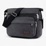 Bags : Sac Bandoulière Homme Multifonction en Toile dans Noir de Roselva