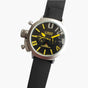 Montre de sport en acier avec bracelet en silicone Homme