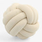 Coussin Nœud Rond Décoratif - Doux Velours, Design Unique