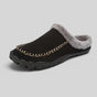 Chaussons chauds antidérapants pour hommes, modèle à enfiler