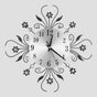 Horloge Murale Silencieuse en Métal Accessoires Maison