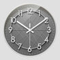 Horloge Murale Géométrique avec Cadre Circulaire Verre