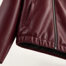 Jackets : Veste Courte Femme en Cuir Synthétique avec Fermeture Éclair et Col dans de Roselva