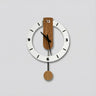 wall clock : Horloge Murale Design Silencieuse en Acrylique dans de Marche Lino