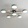 ceiling light : Plafonnier LED rond, pour un éclairage Bois - Qualité Premium dans Blanc 111 x 16cm de Marche Lino