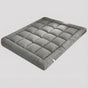 Surmatelas 90x200 cm - Épais en Polyester 3D avec Fixation Élastique