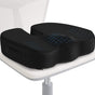 Coussin Ergonomique Sciatique & Lombaire en Mousse à Mémoire Premium - Bureau/Voiture
