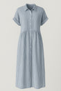 Robe Midi Chic pour Femme avec des Poches Pratiques