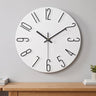 Wall Clocks : WireClock Horloge Murale Moderne pour Salon dans Blanc de Roselva