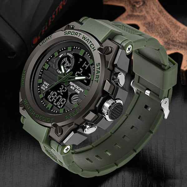 TitanGuard | Montre militaire ultime pour homme avec des fonctionnalités polyvalentes