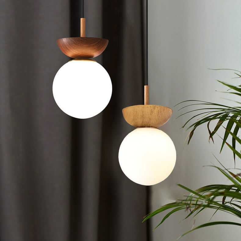 : Plafonnier Orbe Nordique Grain de Bois dans de Marche Lino