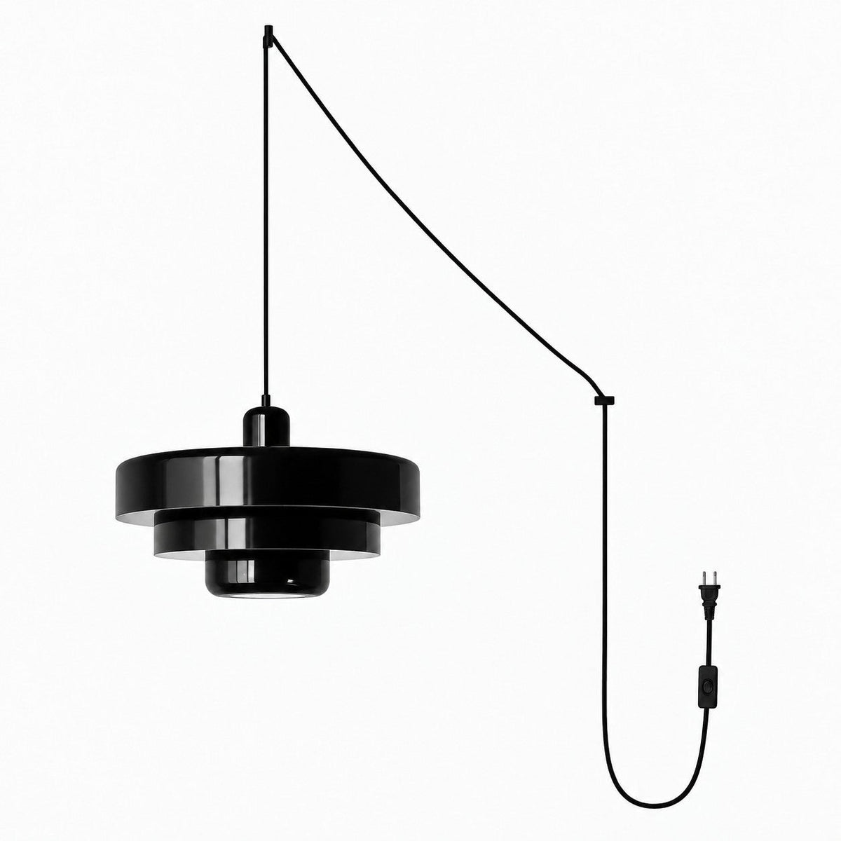 Suspension Bauhaus Rétro à Brancher - Multicolore