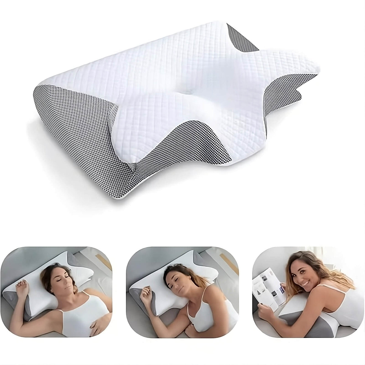 DreamAlign Oreiller Orthopédique Contour - Soutien Cou & Épaules