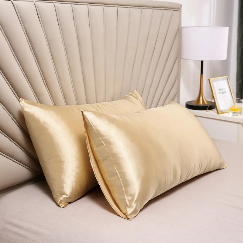 Taie d'Oreiller en Soie de Mûrier - Confort de Sommeil Luxueux