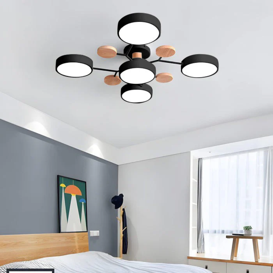 Ceiling Light : Plafonnier LED Rond Moderne dans de Marche Lino