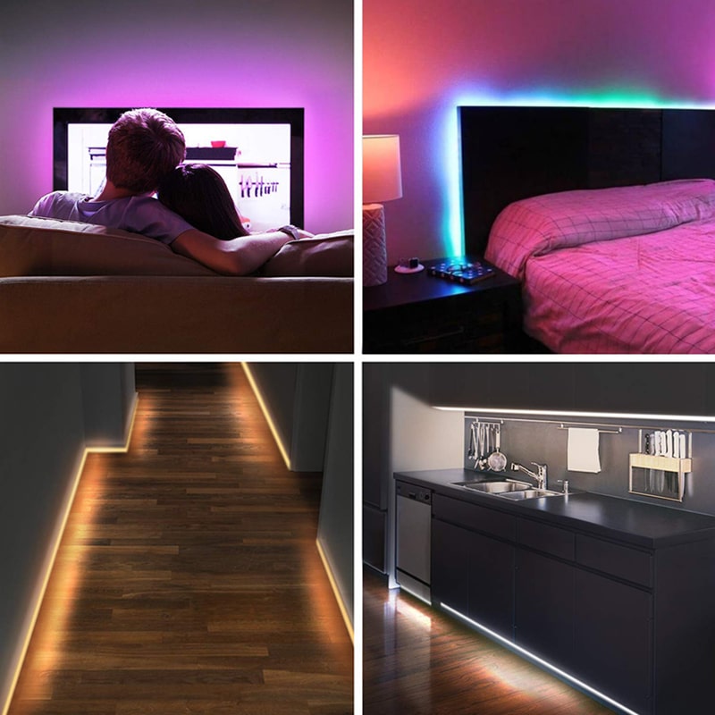 LED Strip Light : Bandeau LED RGB WiFi Intelligent – 10m Étanche dans de Marche Lino