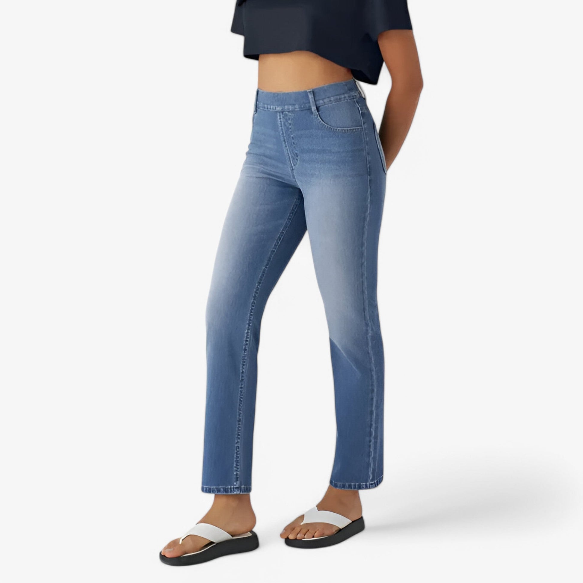 Pants : Pantalon taille haute - Élastiques et Confortables Homme dans de Marche Lino