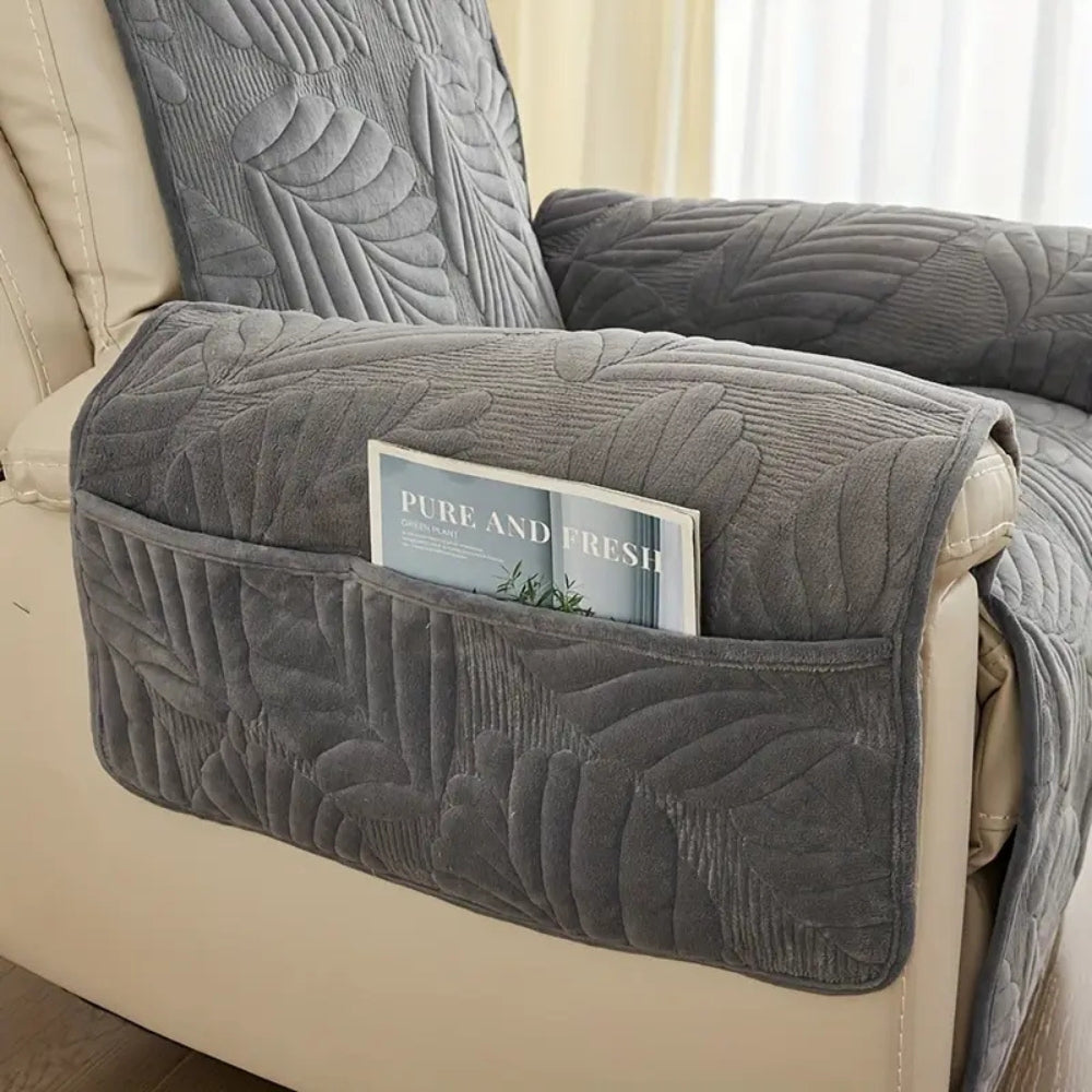 Housse relax universelle, motif feuilles, protection élégante