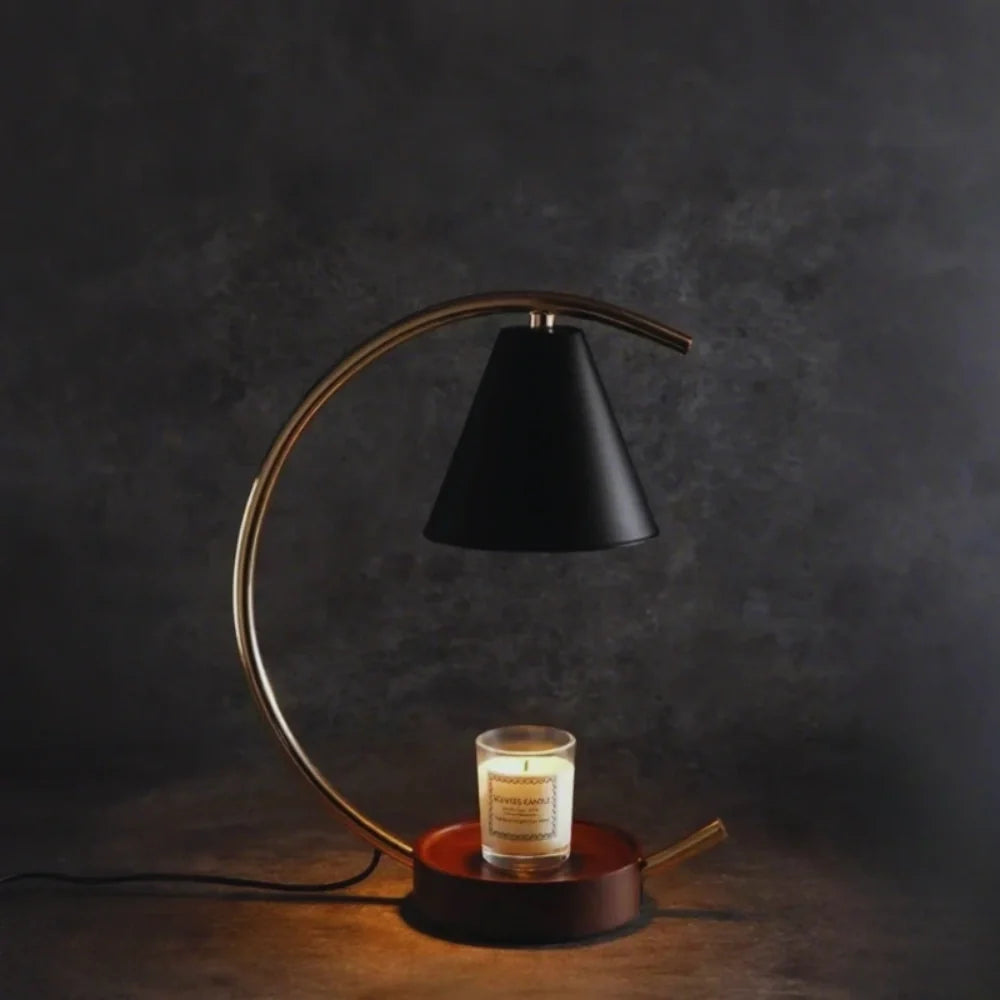 Home Decor : Chauffe-Cire Moonveil – Élégant Réchauffeur de Bougies et Cire dans de Marche Lino