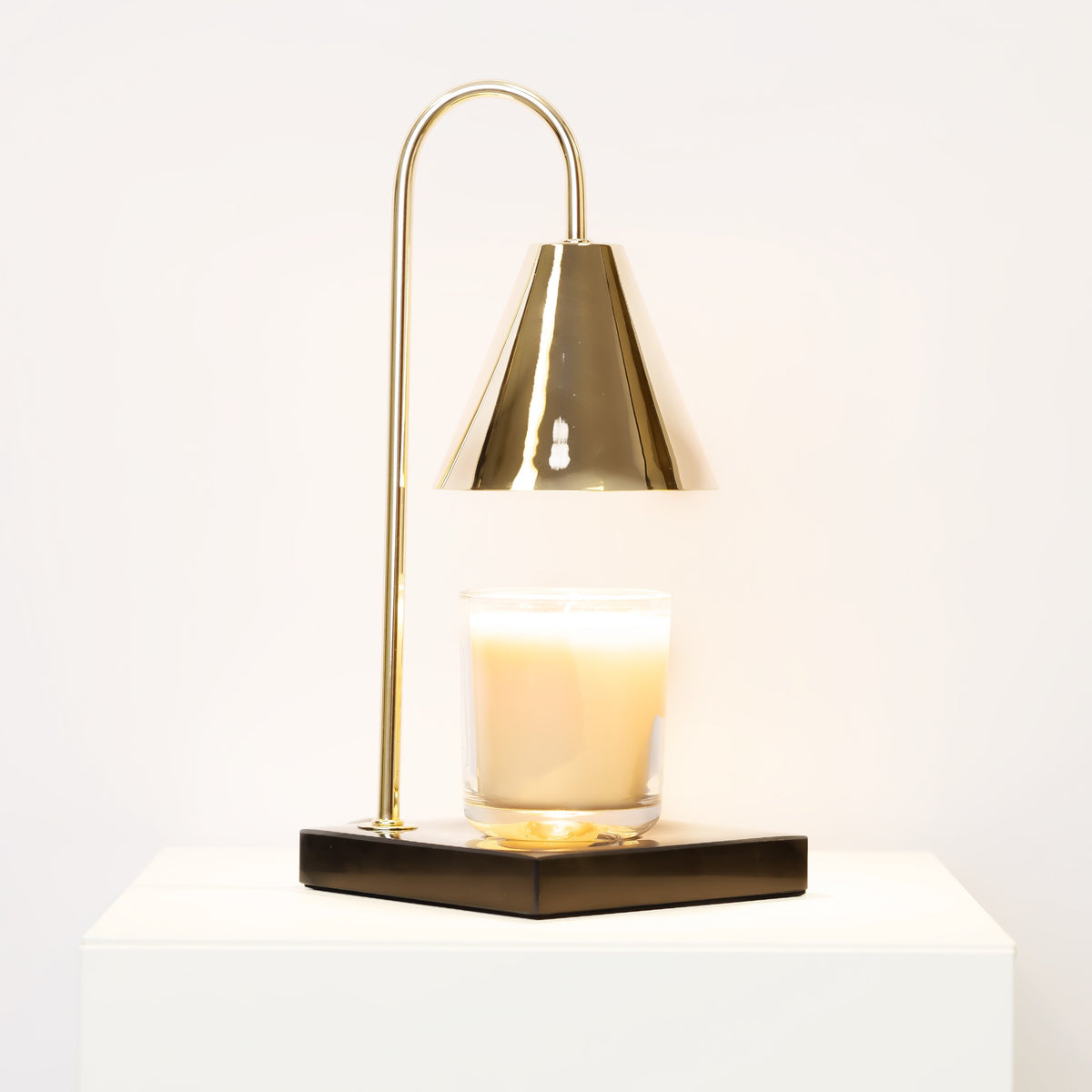 : Lampe Chauffe-Bougie en Marbre dans de Marche Lino