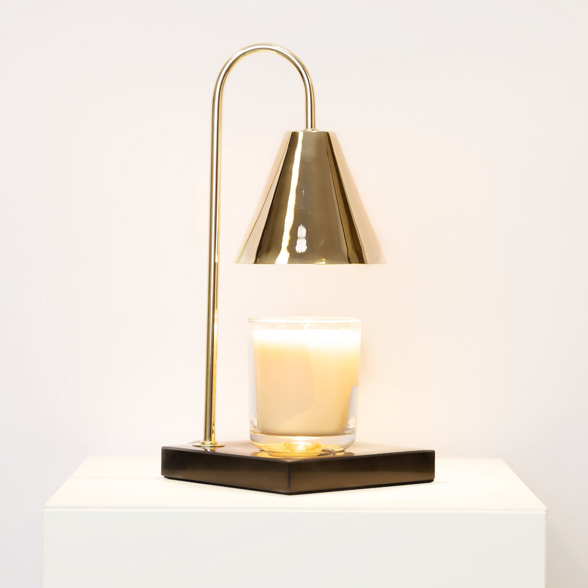 : Lampe Chauffe-Bougie en Marbre dans de Marche Lino