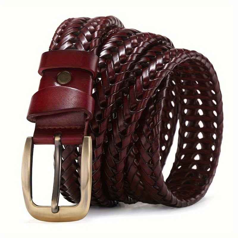 1x Ceinture tressée élégante pour hommes – Élégante et durable