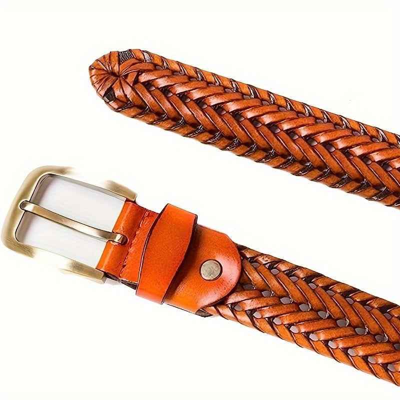 1x Ceinture tressée élégante pour hommes – Élégante et durable