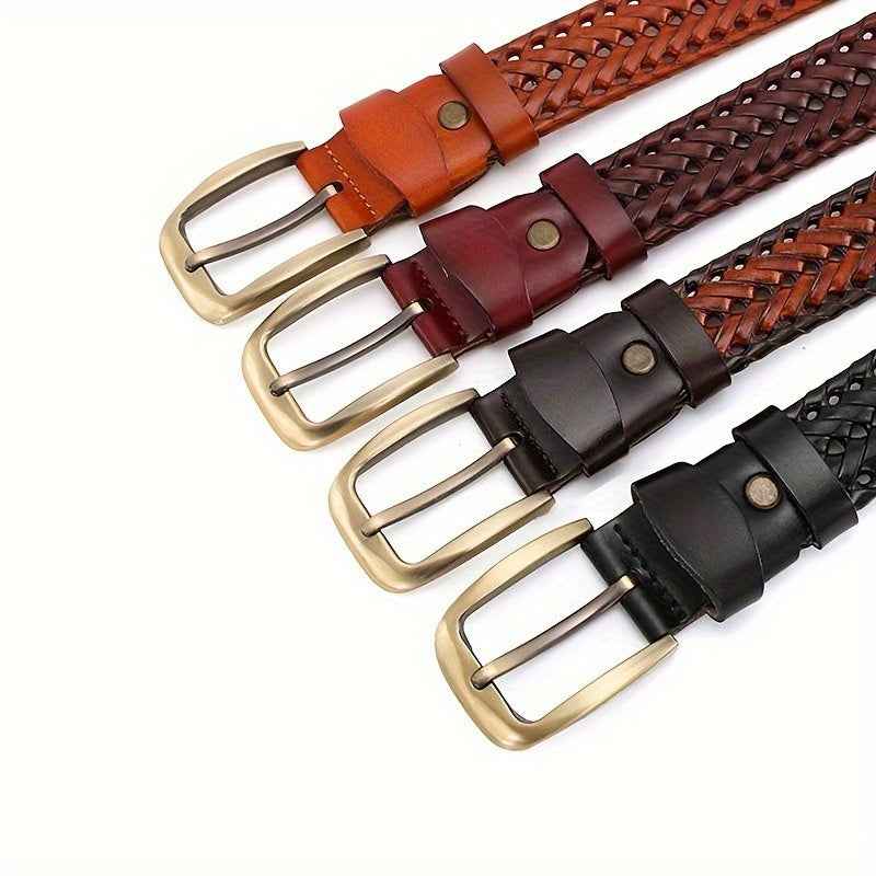 1x Ceinture tressée élégante pour hommes – Élégante et durable