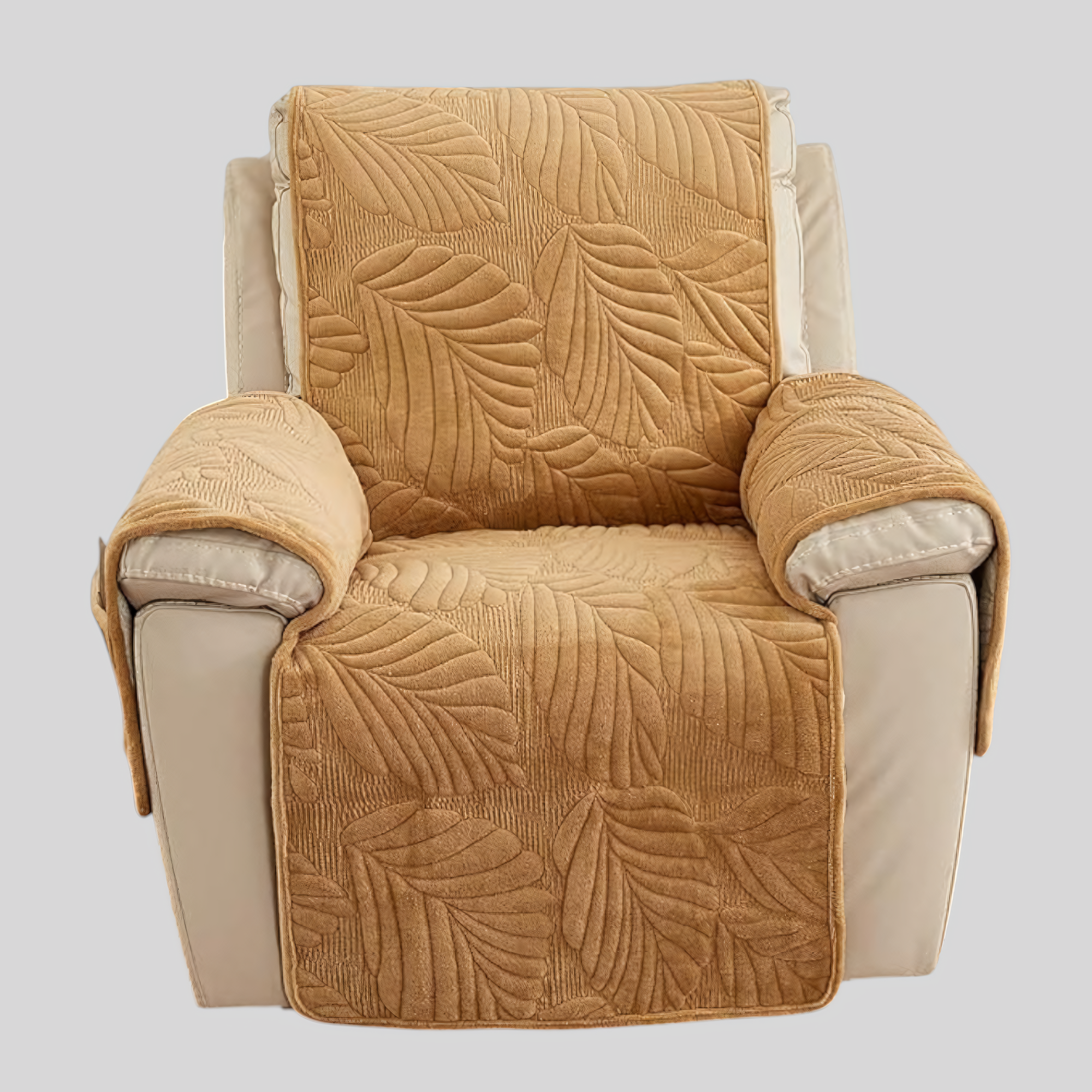 Housse relax universelle, motif feuilles, protection élégante