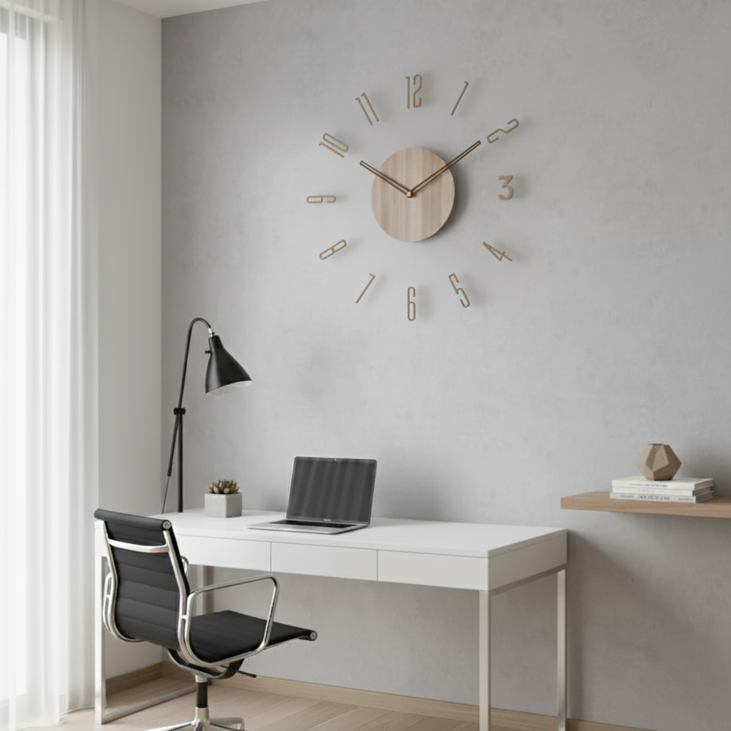 : Horloge Murale Silencieuse Nock dans de Marche Lino